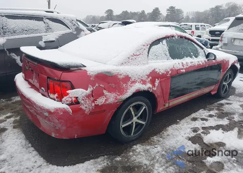 2002 Ford Mustang z USA, uszkodzony, nr VIN 1FAFP40492F197885